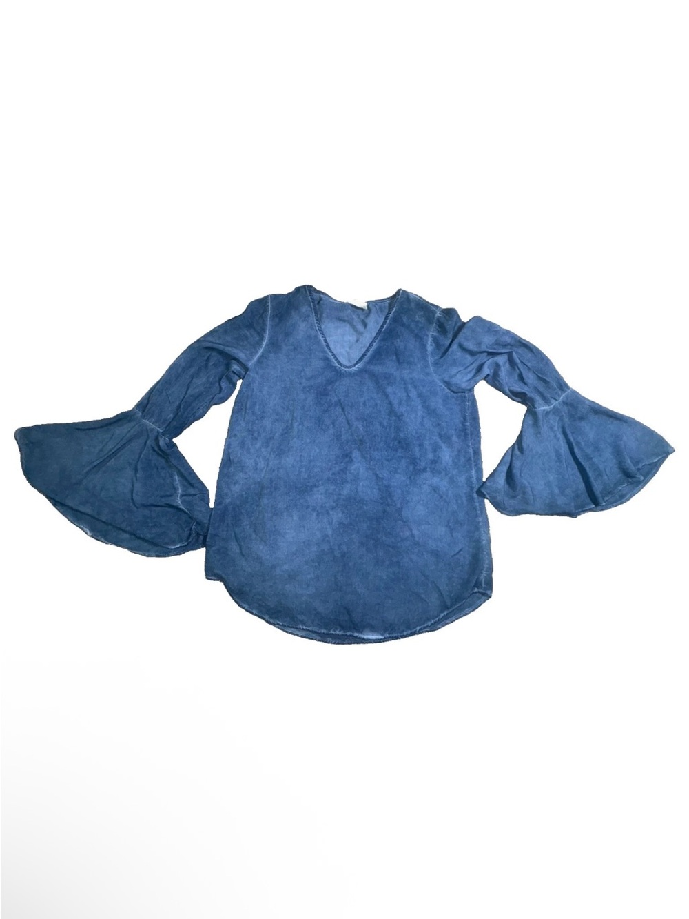 1.4.3. Story by Line Up Light Blue V-Neck Top
